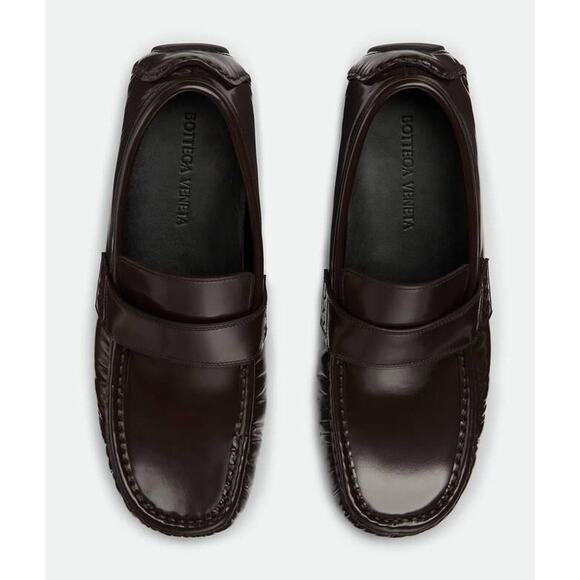 Bottega Veneta Men’s Leather Brown Moccasin Shoes 9 US (42 Eu) 741331 NIB $1050 main image 4